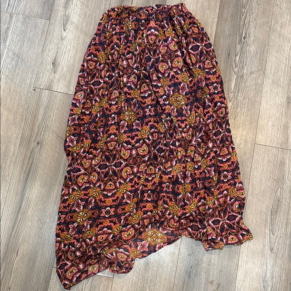 Billabong Multicolor Floral A-Line Skirt